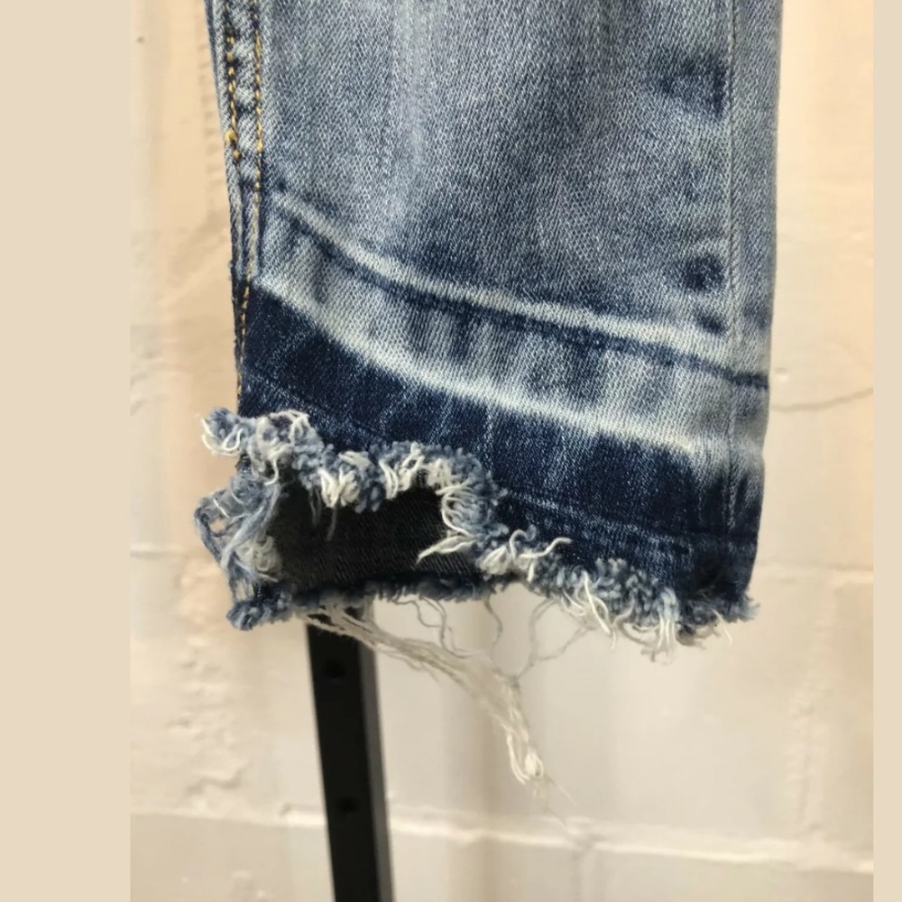 Zara Basic Z1975 Jeans Distressed Ripped Skinny - Picture 5 of 10